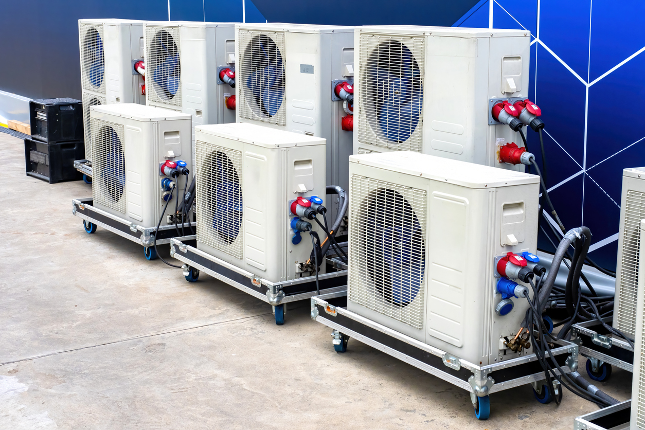 temporary heating and cooling