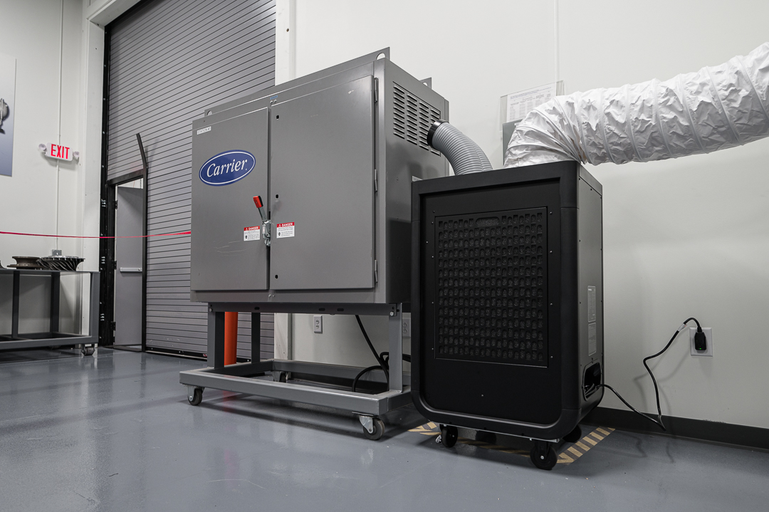 Spot Cooler installed in a customer environment